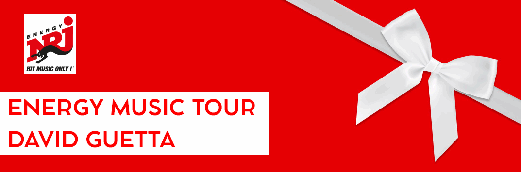Постер акции Energy Music Tour | DAVID GUETTA
