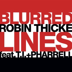 Обложка трека 'Robin THICKE & T.I. & PHARRELL - Blurred Lines'